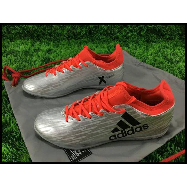 JualJual Sepatu Futsal Adidas X16.3 Ic Silver