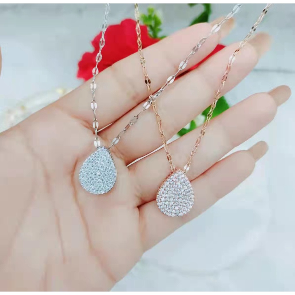 Kalung Titanium Mata Full Perhiasan Fashion A-C