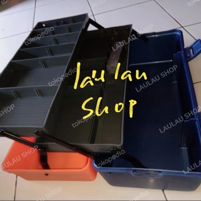 Kotak Perkakas Green Leaf 1889 / Tool Box 2 Tingkat Tempat Spare Part