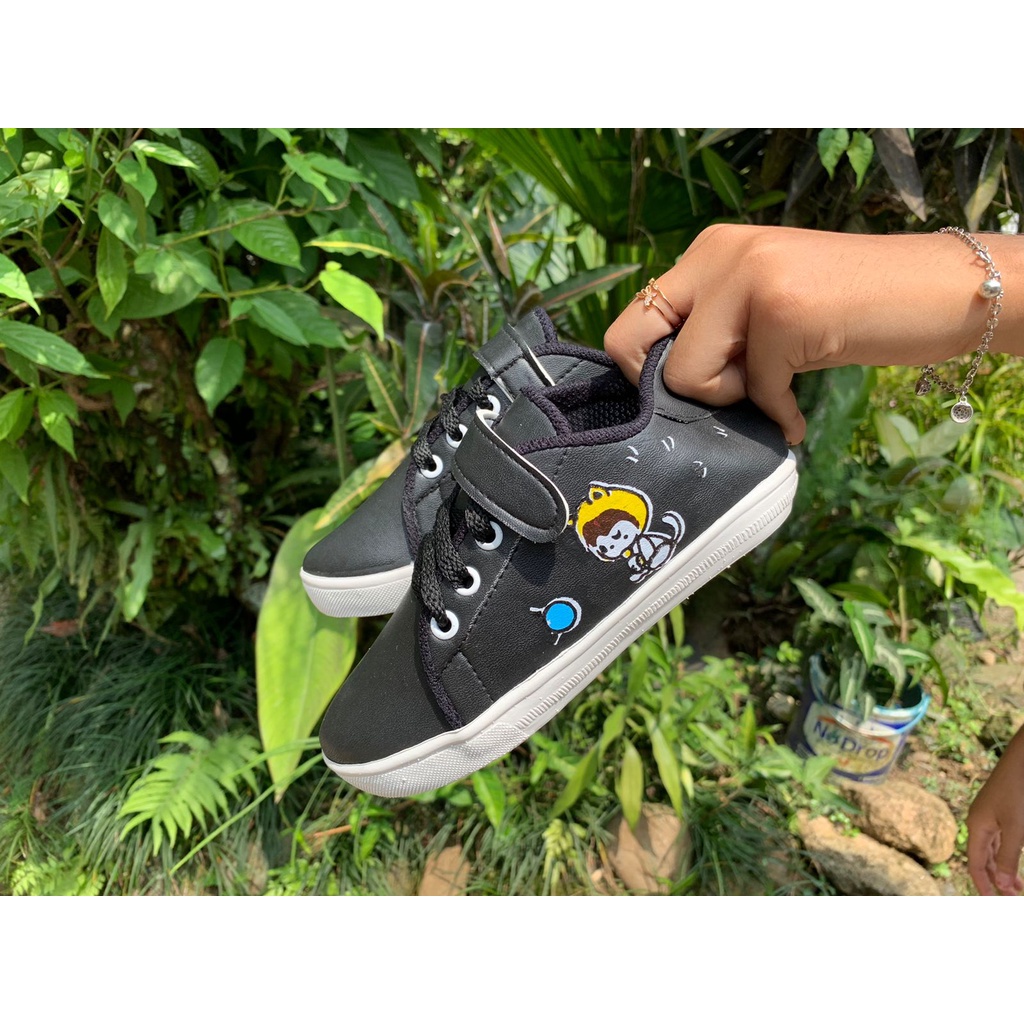 Sepatu Anak Sneakers SP Paper Kuning Ukuran 22-35