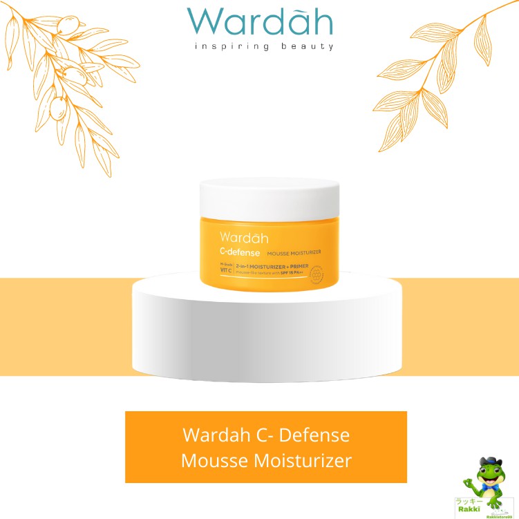 ❣️Rakkistore99❣️  Wardah C Defense Mousse Moisturizer 30g