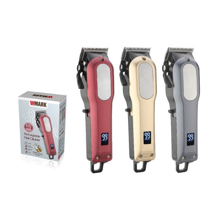 WMARK NG-101 - PREMIUM Professional LCD Display Electric Hair Clipper