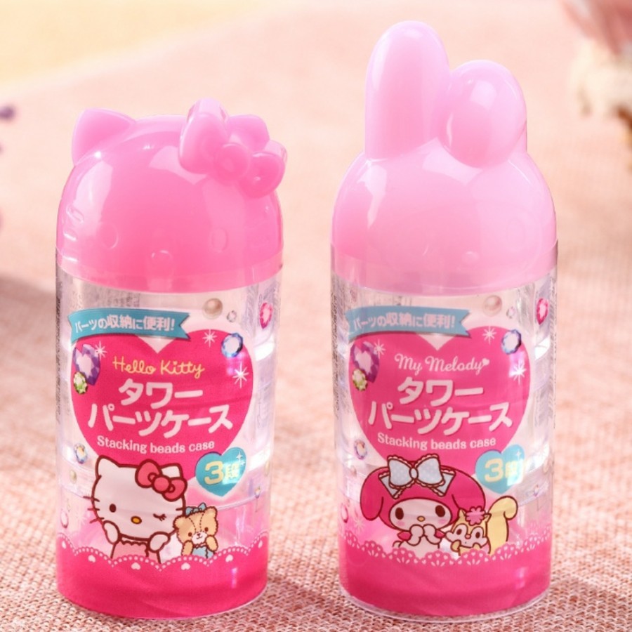 My Melody Hello kitty travel cream container stackable cream pot