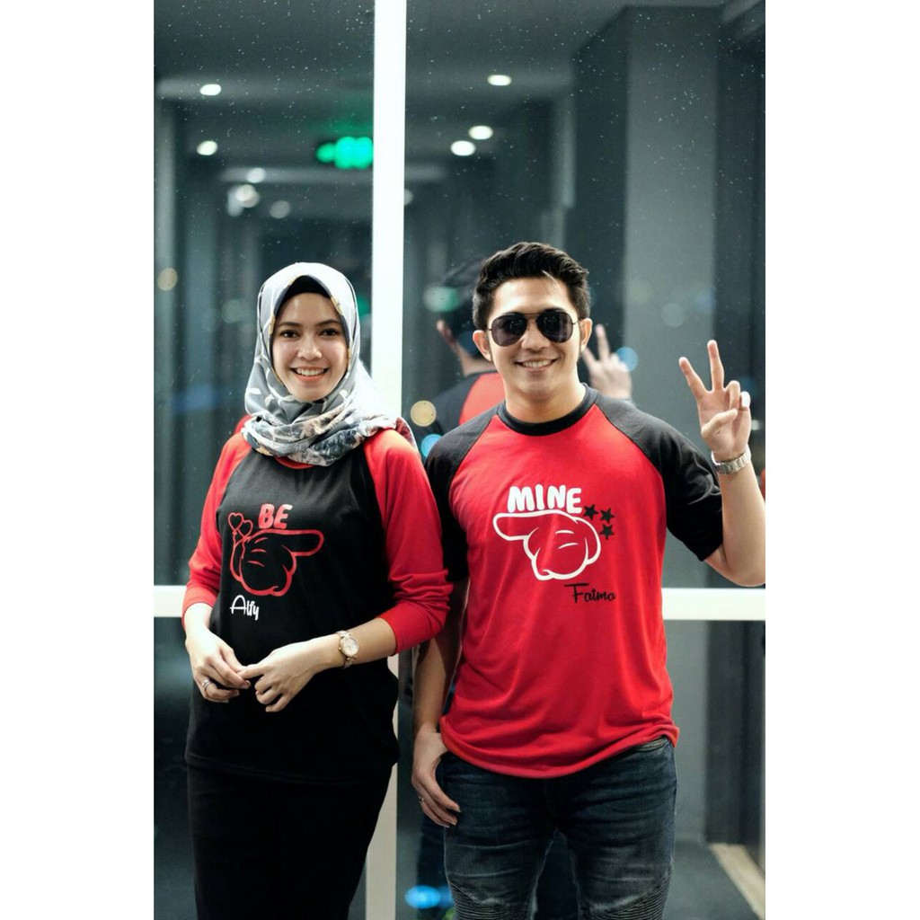 Kaos Couple  Terbaru  Bisa Cetak Nama Baju  Couple  Baju  