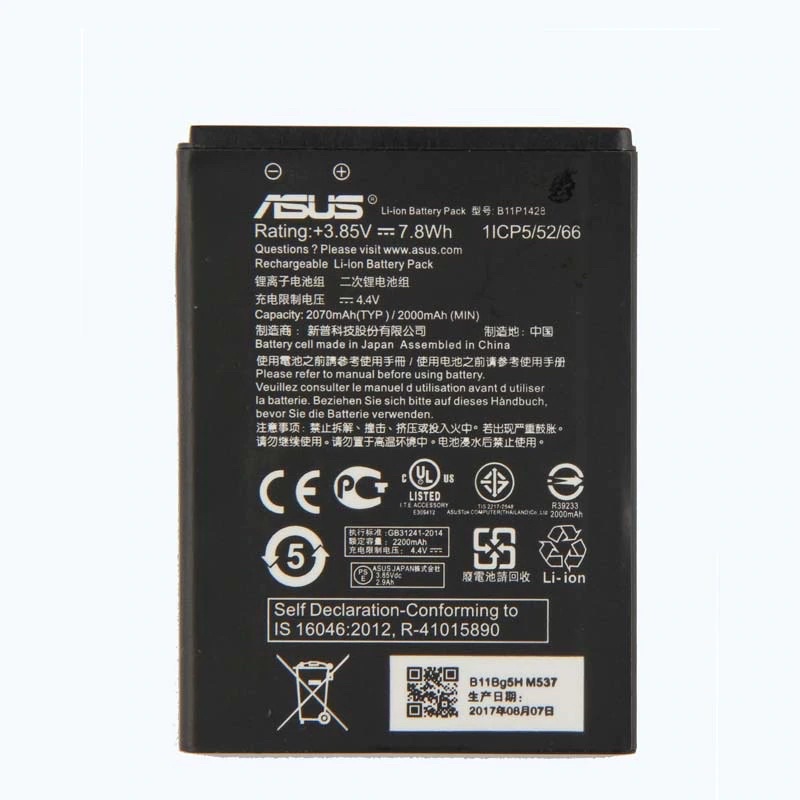 Batterai Asus Zenfone Go 4.5 inch / ZB452KG ZB450KL X014D Model Original Baterai