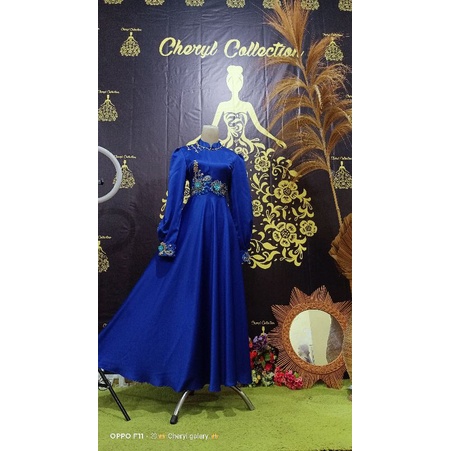 Indah gallery/Cheryl collection ( Sivia dress ) specialis dress muslimah Gresik