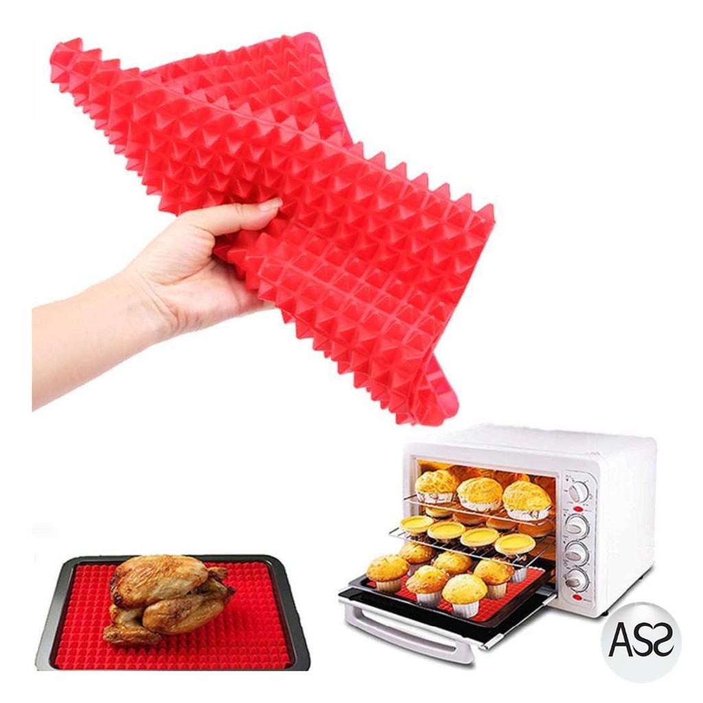 ASS Shop - Aihogard Alas Masak Pyramid Silicone Non-stick Oven Mat - JJ1370-01