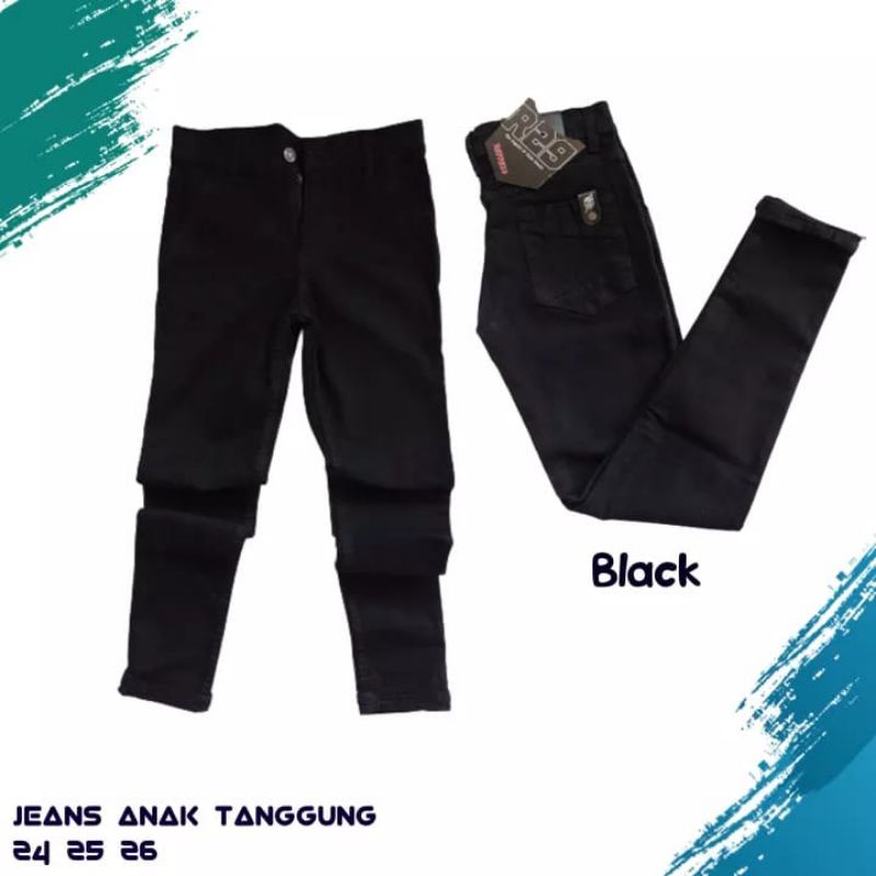 Celana Jeans Anak Anak  Usia 8-14 Tahun Cewek/Cowok Premium