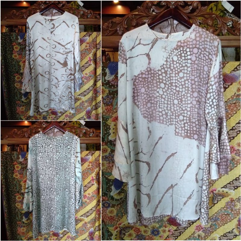 Umay Tunik Tissue by Dian Pelangi LIMITED EDITION Baju Atasan Blus Batik Casual Formal Kerja Kantor 