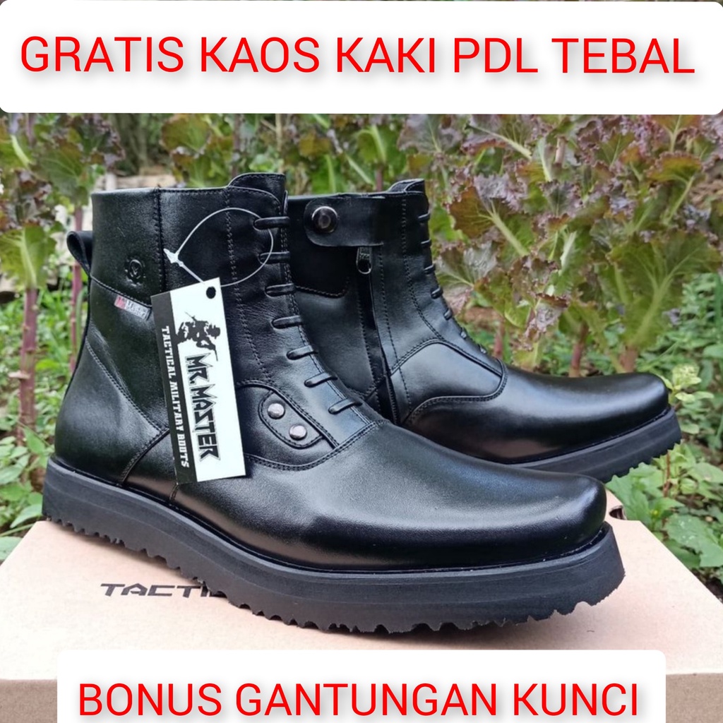 SEPATU PDH KULIT SAPI ASLI MR MASTER SEPATU PDH DINAS KANTOR FORMAL TNI POLRI SECURITY SATPAM