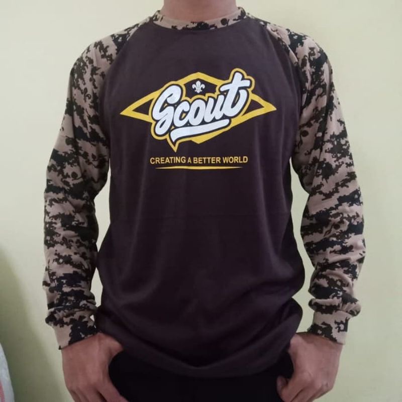 kaos lapangan pramuka