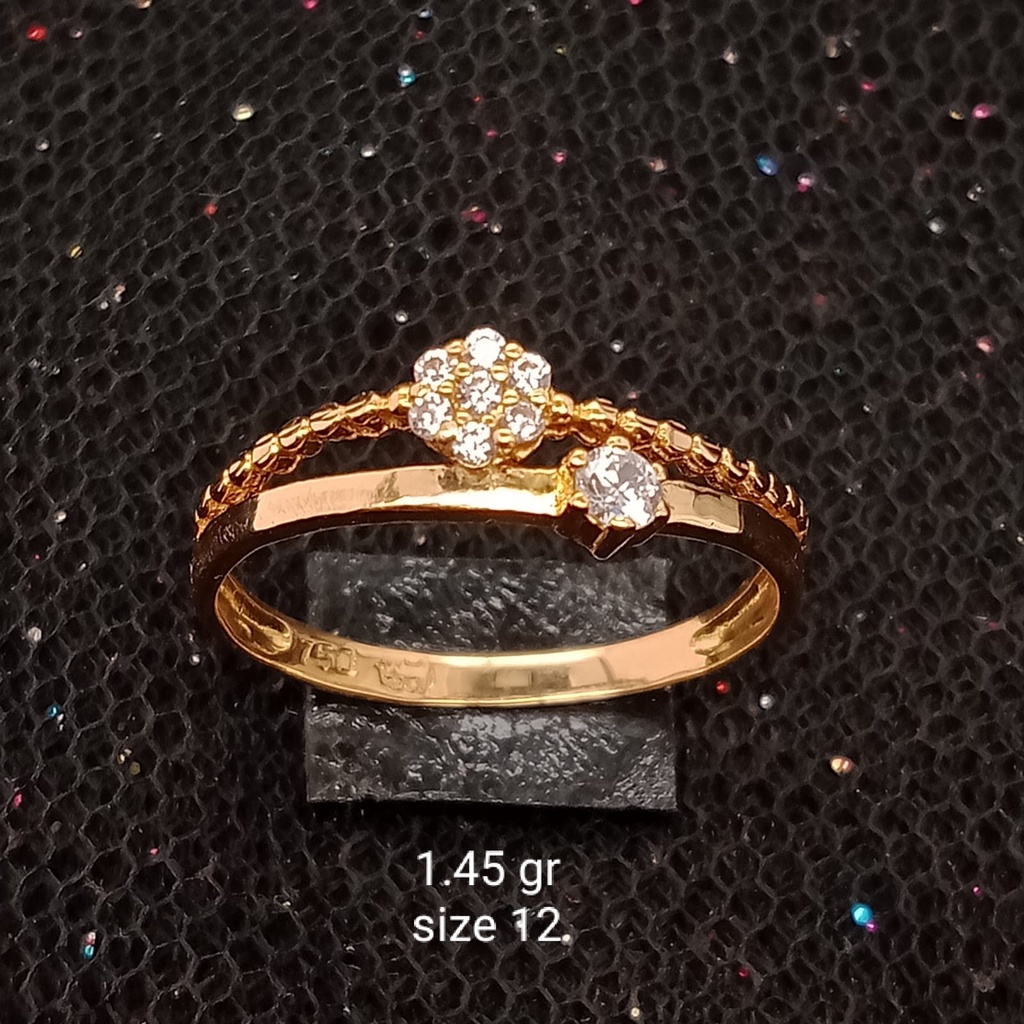 Cincin Emas 17K - 1.45 gr Kadar 750 - CBS100000062