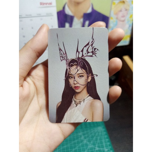 Photocard Aespa P.O.S album Karina Ar clip Ningning