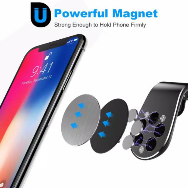 Magnetic Car Phone Holder L in Car Mobil/ CAR HOLDER F3