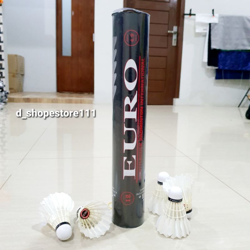 Shuttlecock euro hitam