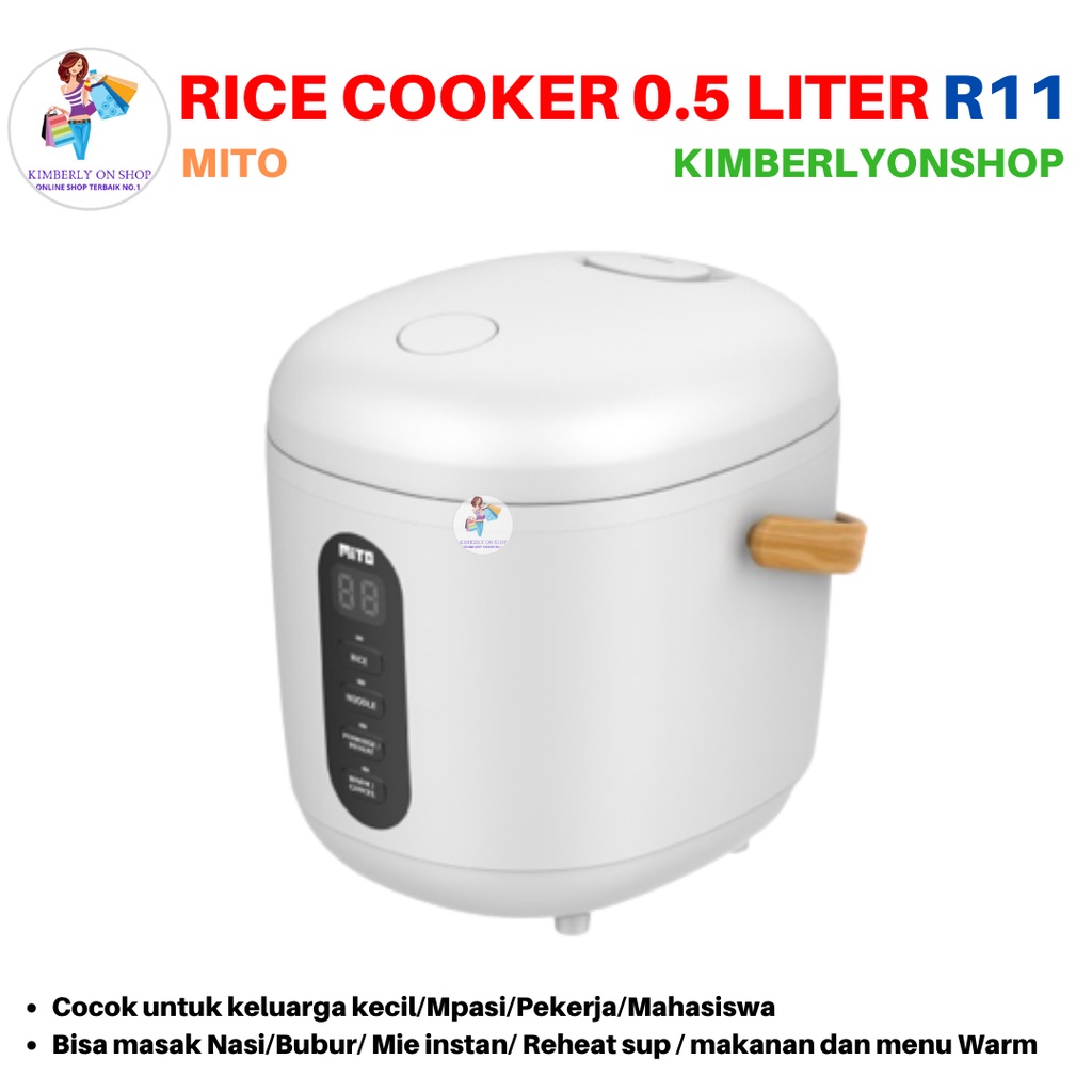 Rice Cooker Mini Digital Penanak Nasi 0,5 L R11 Mito