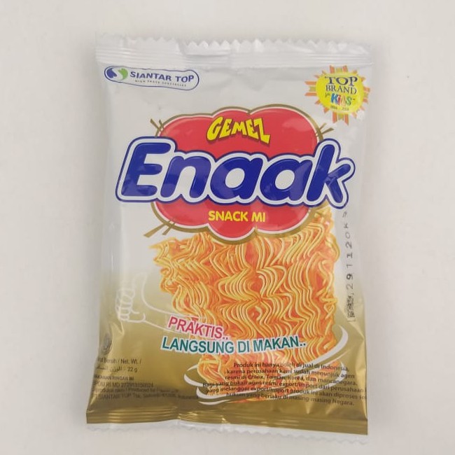 GEMEZ ENAAK/SNACK MI PRAKTIS LANGSUNG DIMAKAN 22g