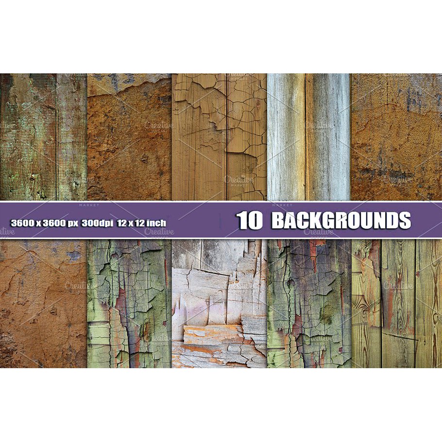 10 Wood Wall Texture Backdrops - JPEG Ultra HD