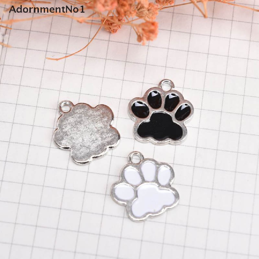 (AdornmentNo1) 10pcs / Set Liontin Enamel Bentuk Cakar Beruang Bahan Alloy Untuk DIY Perhiasan