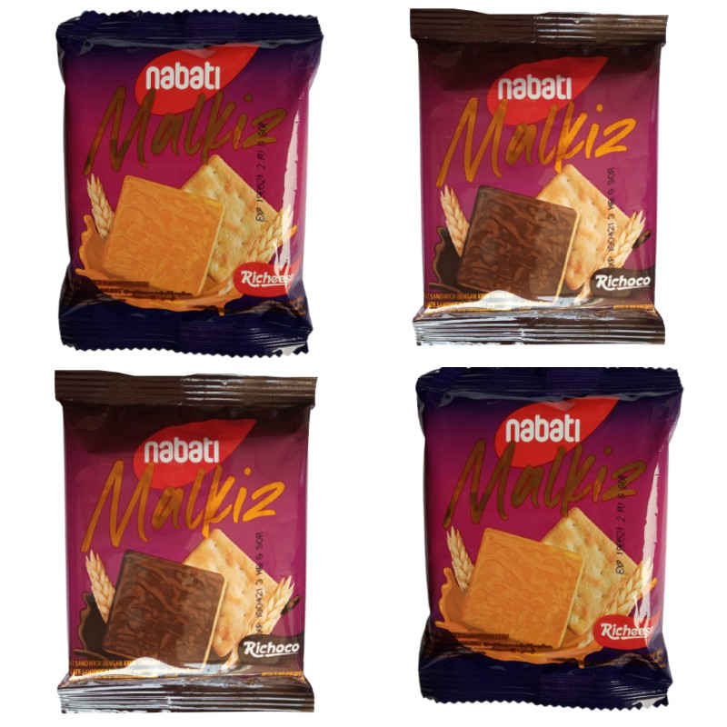 SK Nabati Malkiz Richoco Chocolate Coklat 20g Malkist