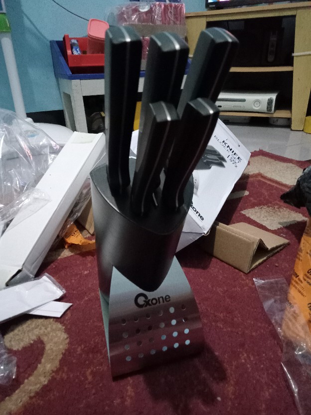 Oxone Ox-972 Pisau Dapur Knife Block Set