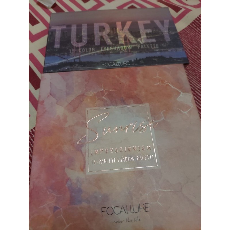 focallure - turkey + sunrise eyeshadow