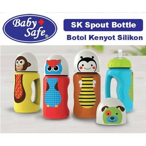 BABY SAFE - BOTTLE SOFT SILICONE SPOUT 300 Ml (SK005) / BOTOL MINUM BAYI