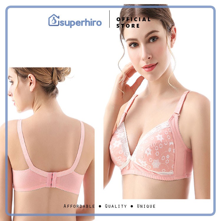 BH Bra Menyusui Premium Maternity Nursing Bra Push Up Tanpa Kawat