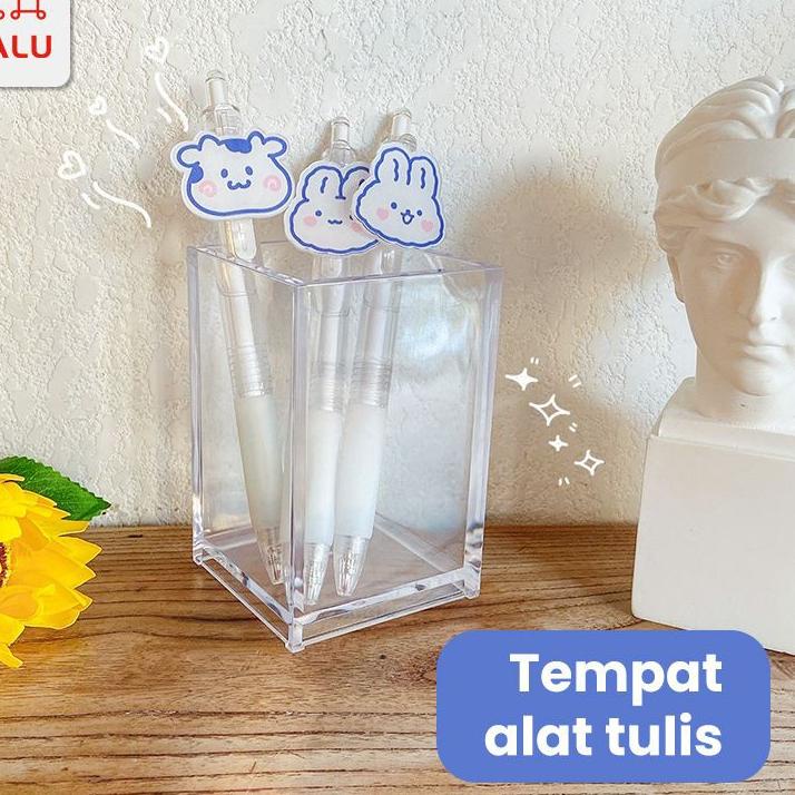 

Terbaru - Halu Kotak Tempat Menyimpan Pena Acrylic Model Transparan kotak brush Make Up Serbaguna HRM320 ✔