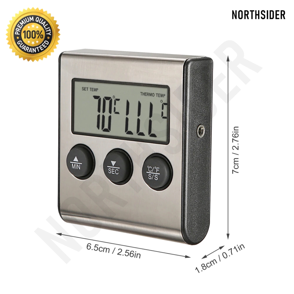 TERMOMETER KOPI - MASAK - MINYAK KABEL ALARM | FOOD THERMOMETER TP700