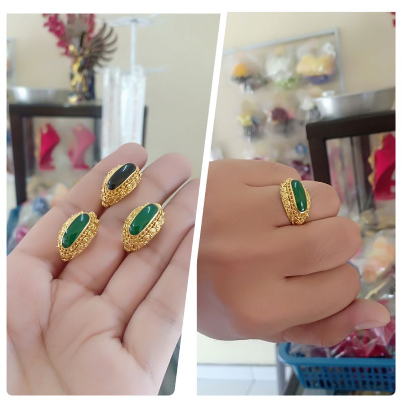 cincin giok kuningan