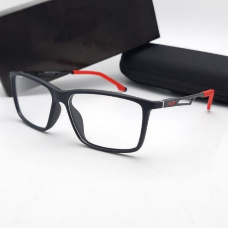 paket kacamata dengan lensa progresif clear/crmc ukuran tanpa silinder