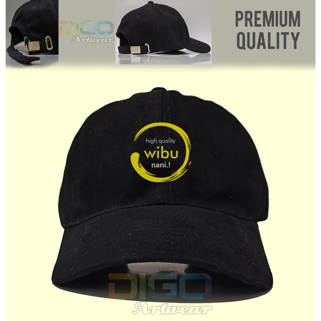 Topi Wibu Anime Premium Cotton Caps Otaku Fans Japanese