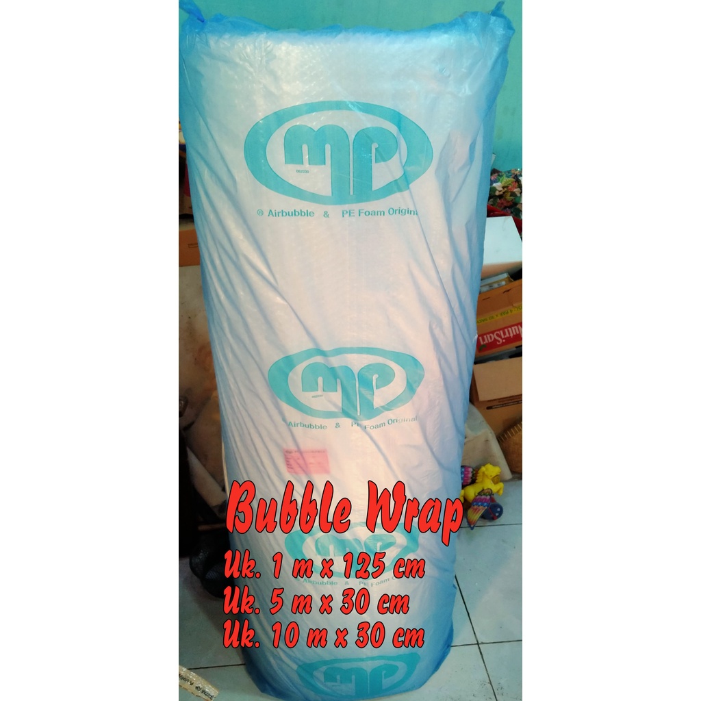 

Plastik Bubble Wrap MP 30cm x 10m, 30cm x 5m Tebal