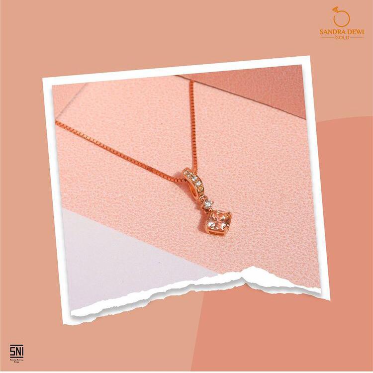 Liontin Sandra Dewi Gold Morganite Collections PD210447