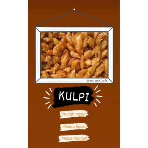 

KULPI (kerupuk kulit lumpia)