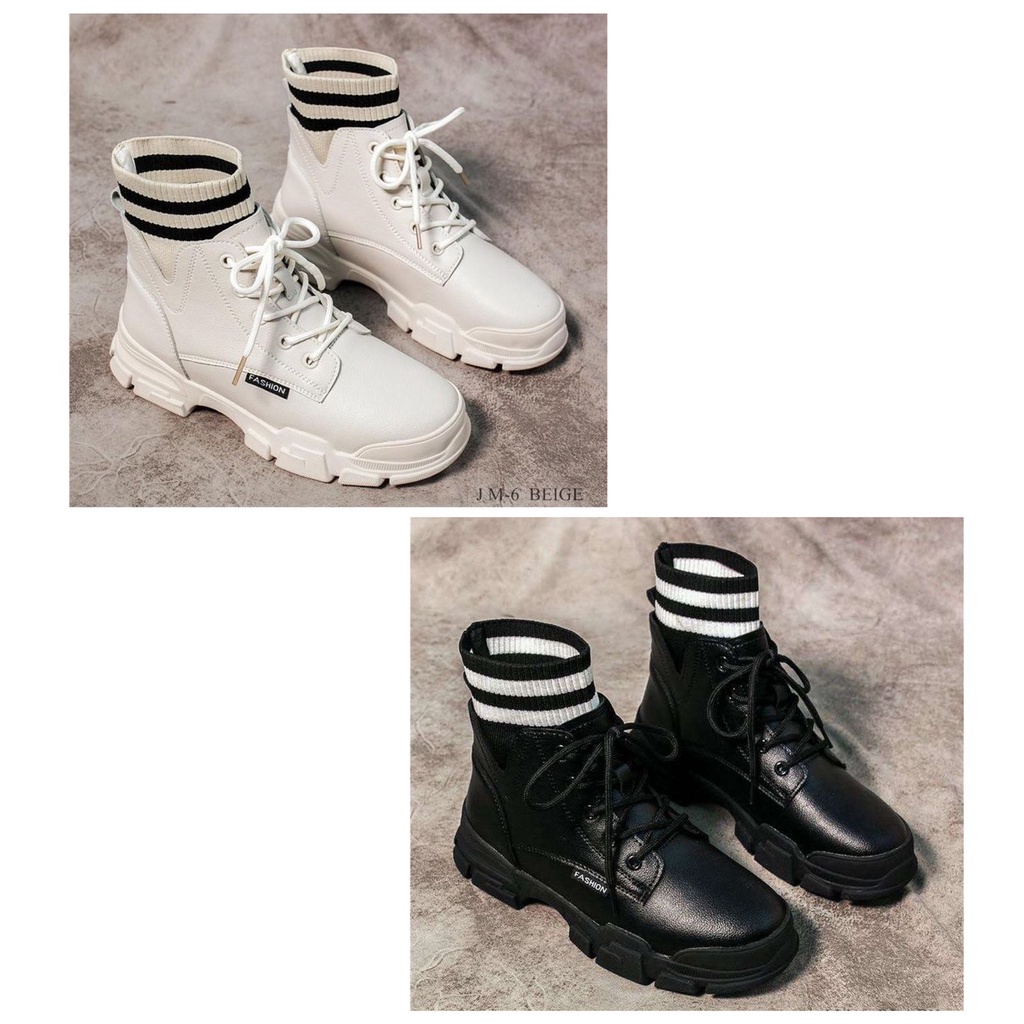 SEPATU BOOTS MISHA FASHION WANITA M-6