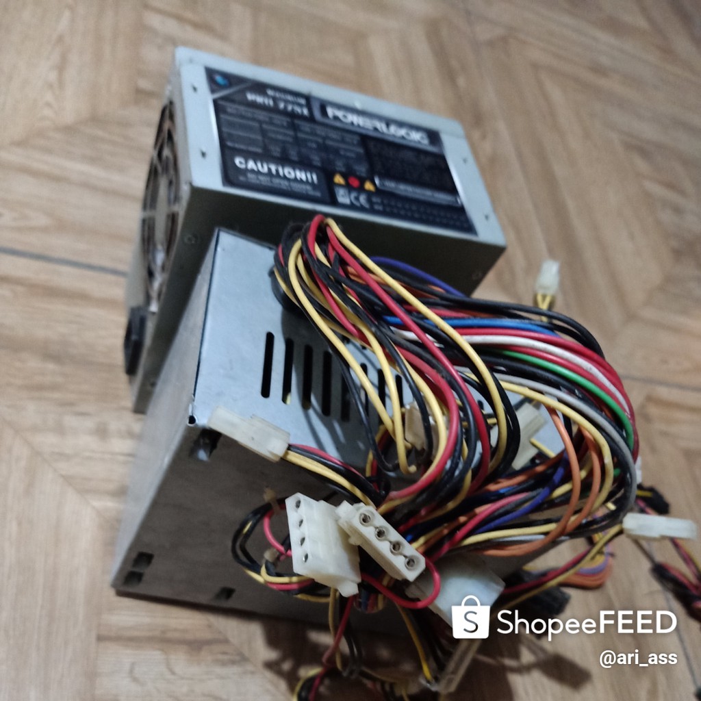 Psu pc komputer bekas normal 24pin standar