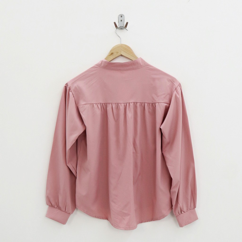 Riley pink hem top -Thejanclothes