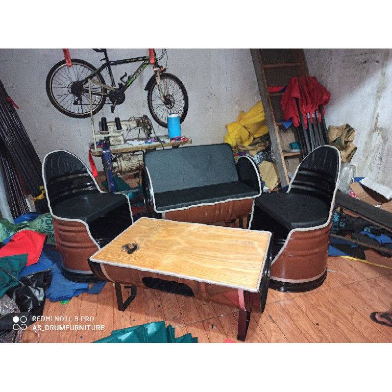 Kursi Cafe Drum Custom