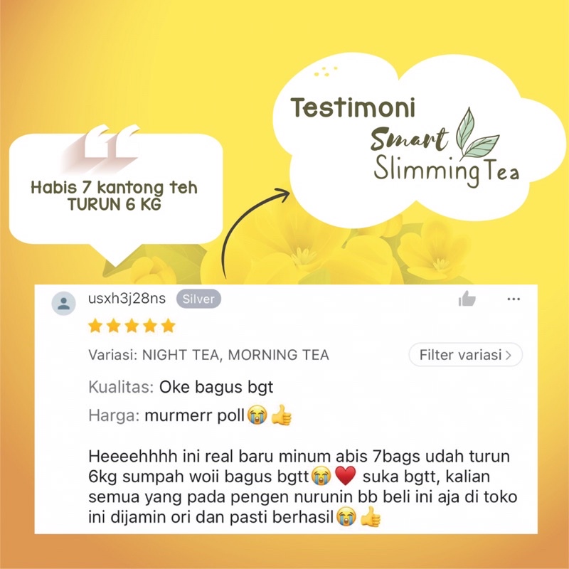 TEH OBAT DIET SMART SLIMMING TEA MEMPERLANCAR METABOLISE DAN MENAHAN NAFSU MAKAN ALAMI HERBAL TEH DAUN JATI CINA BELANDA MADU DIET PENGHANCUR LEMAK PELANGSING PENURUN BERAT BADAN