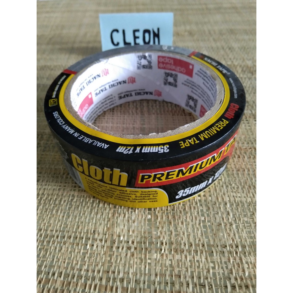 

Plagban kain/ Plagban Hitam/ Tape Cloth Nachi 1,5 Inch