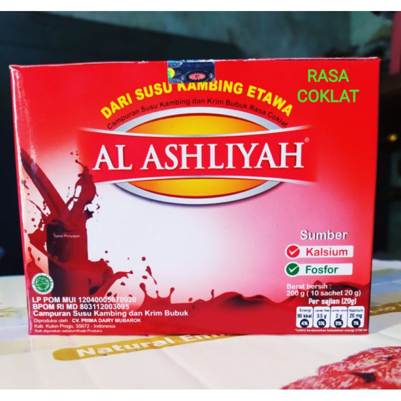 

Susu kambing bubuk coklat