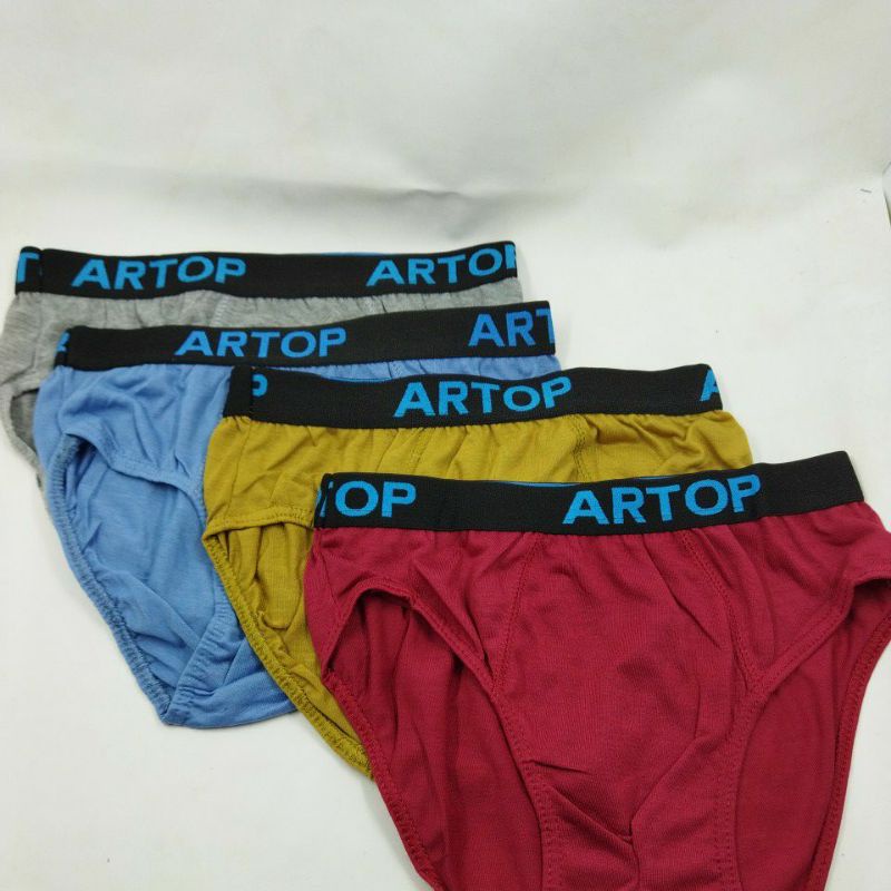 Undies Celana Dalam Pria Polos Merk Artop celana dalam remaja anak laki-laki SD SMP artop size M L XL