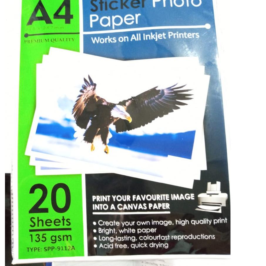 

⛄No Lirik!! (1 Pack) STICKER FOTO PAPER V-TECH ( KERTAS STICKER GLOSSY ) 135GSM A4 #alltrend