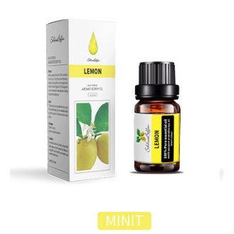 300ml Air Aroma Mini Humidifier / Aromatherapy Purifier Diffuser/Portable Pelembab / Penjernih Udara Free 1 Oil Essential-lemon Essential oil