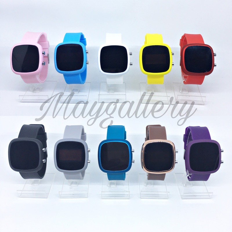 Jam Tangan Led Watch Oval (Free Gift)