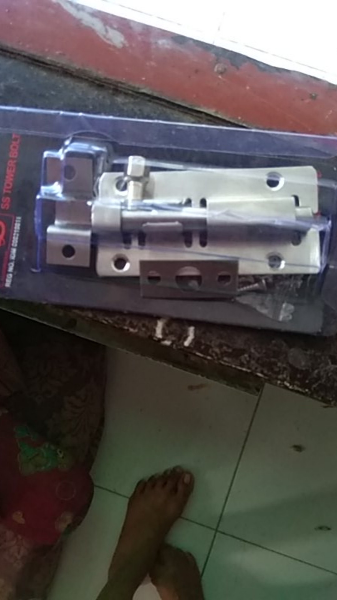 Grendel Slot Pengunci Pintu Jendela Stainless Stenlis 3 Inch