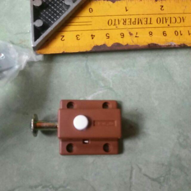 Grendel Tekan Warna Coklat / Grendel Pintu Cokelat