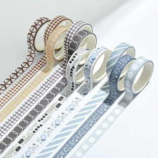 imoda 5pcs kotak Pita Selotip Kreatif Pola Dasar Pita imoda 5pcs kotak Pita Selotip Kreatif Pola Dasar Pita